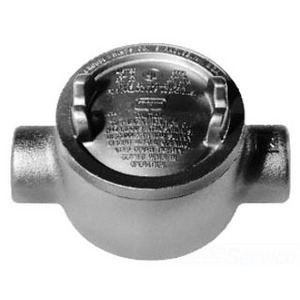 [Crouse-Hinds GUAC26] Crouse-Hinds GUAC26 Conduit Outlet Box, Type GUAC, (2) 3/4" Hubs, Malleable